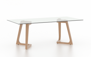 Rectangular Glass Table – Base MN