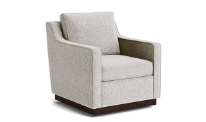 Gino Swivel Chair w/Wood Base