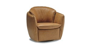Zola Leather Swivel Chair